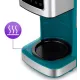 Кофеварка капельная Kitfort КТ-7251 1000Вт бирюзовый/нержавеющая сталь
