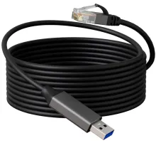 Кабель Buro BU-USB-A-LAN1000-2m USB A (m) RJ-45 (m) 2м черный (пакет)