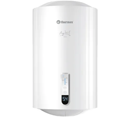 Водонагреватель Thermex Auga 80 V Wi-Fi 1.5кВт 80л электрический настенный/белый Водонагреватель Thermex Auga 80 V Wi-Fi 1.5кВт 80л электрический настенный/белый