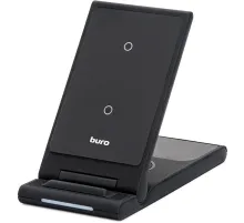 Беспроводное зар./устр. Buro CWC-QC5 15W 3A (QI) USB-C универсальное черный (CWC-QC5A15BK)
