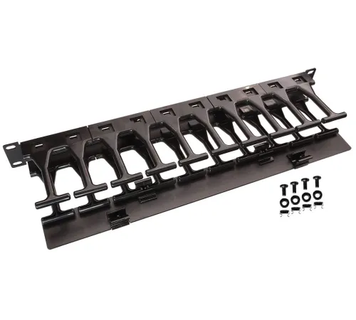 Кабельный органайзер Lanmaster LAN-ORG-PF/S-1U пальцы 1U шир.:19" глуб.:106мм