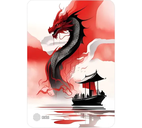 Коврик для мыши Cactus Red Dragon 400x300x3мм (CS-MP-PRO21XL) Коврик для мыши Cactus Red Dragon 400x300x3мм (CS-MP-PRO21XL)