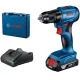 Дрель-шуруповерт Bosch GSR 185-LI аккум. патрон:быстрозажимной (кейс в комплекте) (06019K3001)