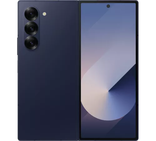 Смартфон Samsung SM-F956B Galaxy Z Fold 6 5G 256Gb 12Gb синий раскладной 3G 4G 2Sim 7.6" 1856x2160 Android 14 50Mpix 802.11 a/b/g/n/ac/ax NFC GPS GSM900/1800 GSM1900 TouchSc Protect