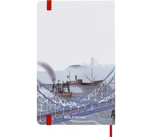 Блокнот Moleskine LIMITED EDITION I AM LONDON LEQP060IAMLO Large 130х210мм 240стр. слоновая кость страницы линейка твердая обложка подар.кор. белый Блокнот Moleskine LIMITED EDITION I AM LONDON LEQP060IAMLO Large 130х210мм 240стр. слоновая кость страницы линейка твердая обложка подар.кор. белый