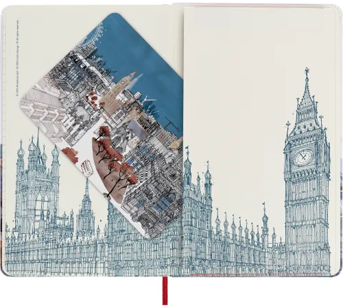Блокнот Moleskine LIMITED EDITION I AM LONDON LEQP060IAMLO Large 130х210мм 240стр. слоновая кость страницы линейка твердая обложка подар.кор. белый Блокнот Moleskine LIMITED EDITION I AM LONDON LEQP060IAMLO Large 130х210мм 240стр. слоновая кость страницы линейка твердая обложка подар.кор. белый