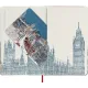Блокнот Moleskine LIMITED EDITION I AM LONDON LEQP060IAMLO Large 130х210мм 240стр. слоновая кость страницы линейка твердая обложка подар.кор. белый