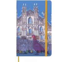 Блокнот Moleskine LIMITED EDITION I AM MILAN LEQP060IAMI Large 130х210мм 240стр. слоновая кость страницы линейка твердая обложка подар.кор. белый