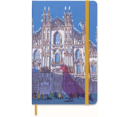 Блокнот Moleskine LIMITED EDITION I AM MILAN LEQP060IAMI Large 130х210мм 240стр. слоновая кость страницы линейка твердая обложка подар.кор. белый Блокнот Moleskine LIMITED EDITION I AM MILAN LEQP060IAMI Large 130х210мм 240стр. слоновая кость страницы линейка твердая обложка подар.кор. белый