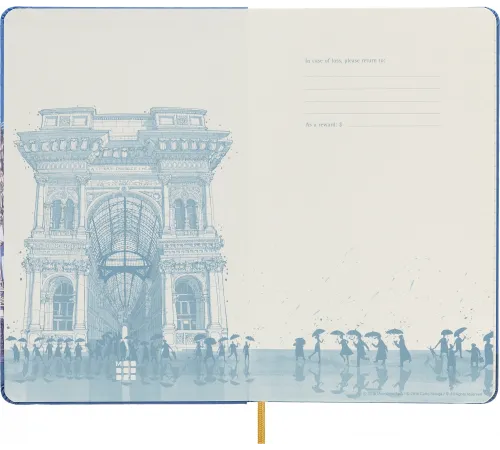 Блокнот Moleskine LIMITED EDITION I AM MILAN LEQP060IAMI Large 130х210мм 240стр. слоновая кость страницы линейка твердая обложка подар.кор. белый Блокнот Moleskine LIMITED EDITION I AM MILAN LEQP060IAMI Large 130х210мм 240стр. слоновая кость страницы линейка твердая обложка подар.кор. белый