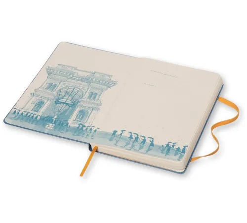 Блокнот Moleskine LIMITED EDITION I AM MILAN LEQP060IAMI Large 130х210мм 240стр. слоновая кость страницы линейка твердая обложка подар.кор. белый Блокнот Moleskine LIMITED EDITION I AM MILAN LEQP060IAMI Large 130х210мм 240стр. слоновая кость страницы линейка твердая обложка подар.кор. белый