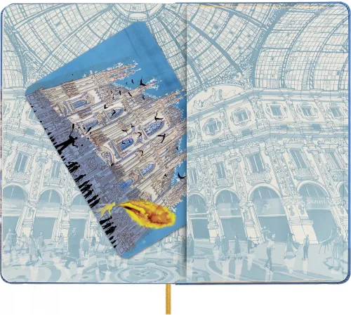 Блокнот Moleskine LIMITED EDITION I AM MILAN LEQP060IAMI Large 130х210мм 240стр. слоновая кость страницы линейка твердая обложка подар.кор. белый Блокнот Moleskine LIMITED EDITION I AM MILAN LEQP060IAMI Large 130х210мм 240стр. слоновая кость страницы линейка твердая обложка подар.кор. белый