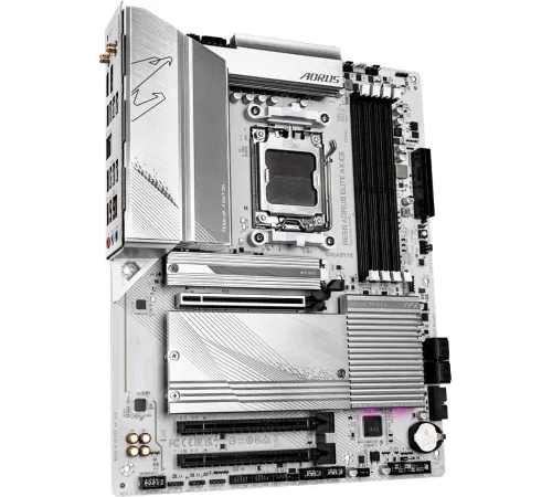 Материнская плата Gigabyte B650 A ELITE AX ICE SocketAM5 AMD B650 4xDDR5 ATX AC`97 8ch(7.1) 2.5Gg RAID+HDMI+DP
