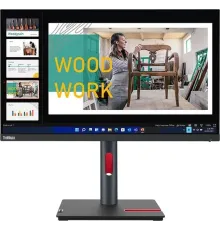 Монитор Lenovo 23.8" ThinkVision P24q-30 черный IPS LED 16:9 HDMI матовая HAS Piv 1000:1 300cd 178гр/178гр 2560x1440 60Hz DP Quad 2K (1440p) USB 5.7кг
