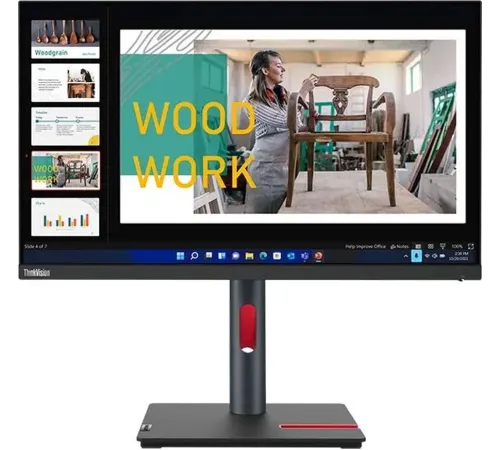 Монитор Lenovo 23.8" ThinkVision P24q-30 черный IPS LED 16:9 HDMI матовая HAS Piv 1000:1 300cd 178гр/178гр 2560x1440 60Hz DP Quad 2K (1440p) USB 5.7кг