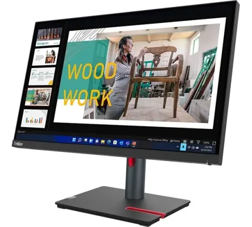 Монитор Lenovo 23.8" ThinkVision P24q-30 черный IPS LED 16:9 HDMI матовая HAS Piv 1000:1 300cd 178гр/178гр 2560x1440 60Hz DP Quad 2K (1440p) USB 5.7кг