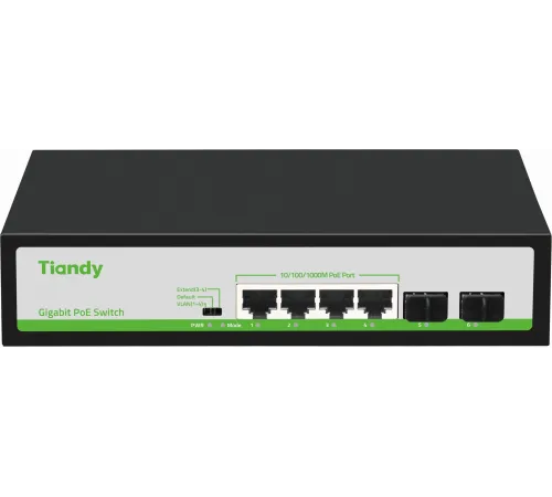 Коммутатор Tiandy TC-P3S06 H/0402/AT/60 Коммутатор Tiandy TC-P3S06 H/0402/AT/60