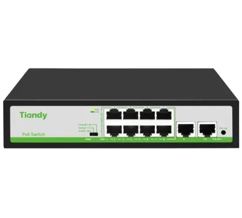 Коммутатор Tiandy TC-P3S010 H/0820/AT/90 Коммутатор Tiandy TC-P3S010 H/0820/AT/90