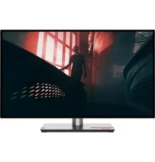 Монитор Lenovo 27" ThinkVision P27q-30 черный IPS LED 4ms 16:9 HDMI матовая HAS Piv 1000:1 350cd 178гр/178гр 2560x1440 60Hz DP Quad 2K (1440p) USB 6.8кг