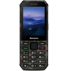 Мобильный телефон XENIUM X300 зеленый моноблок 1.77" 128x160 Nucleus 0.3Mpix GSM900/1800 MP3