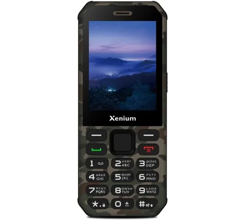 Мобильный телефон XENIUM X300 зеленый моноблок 1.77" 128x160 Nucleus 0.3Mpix GSM900/1800 MP3 Мобильный телефон XENIUM X300 зеленый моноблок 1.77" 128x160 Nucleus 0.3Mpix GSM900/1800 MP3