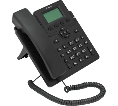 Телефон IP Флат Flat-Phone-C10 черный