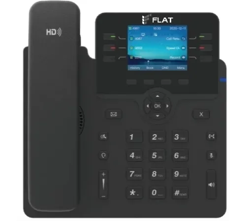 Телефон IP Флат Flat-Phone-B6    черный