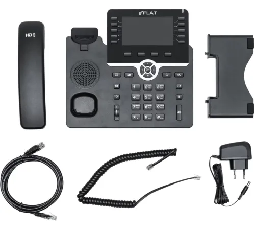 Телефон IP Флат Flat-Phone-B10 черный Телефон IP Флат Flat-Phone-B10 черный