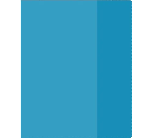 Обложка Silwerhof 2026956 Цветные для тетради (набор 10шт) ПВХ 130мкм матовая прозр. 210x350мм