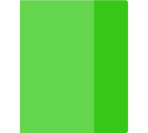 Обложка Silwerhof 2026956 Цветные для тетради (набор 10шт) ПВХ 130мкм матовая прозр. 210x350мм