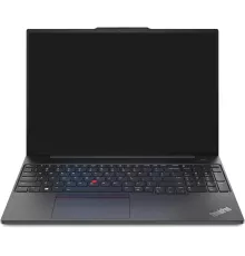 Ноутбук Lenovo ThinkPad E16 G2 Ryzen 7 7735HS 16Gb SSD512Gb AMD Radeon 16" IPS WUXGA (1920x1200)/ENGKBD без ОС black WiFi BT Cam (21M5S09E00)