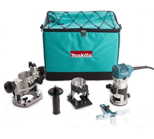 Фрезер Makita RT0702CX2J 710Вт 34000об/мин макс.ход:35мм Фрезер Makita RT0702CX2J 710Вт 34000об/мин макс.ход:35мм