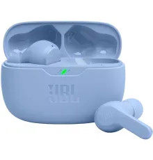 JBL Wave Beam TWS синий Наушники беспроводные (TWS, IP54/IPX2, 8 мм, 500 мAч, JBLWBEAMBLU)