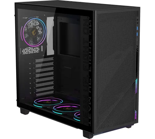 Корпус Gigabyte GB-AC400G черный без БП ATX 2xUSB3.0 1xUSB3.1 audio bott PSU