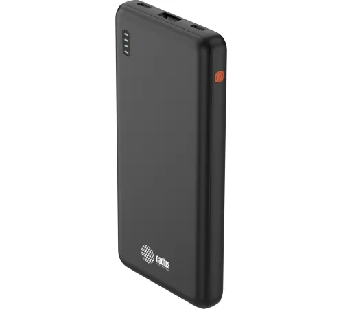 Мобильный аккумулятор Cactus CS-PBFSAA-10000 10000mAh 4.5A USB-A/2xUSB-C черный