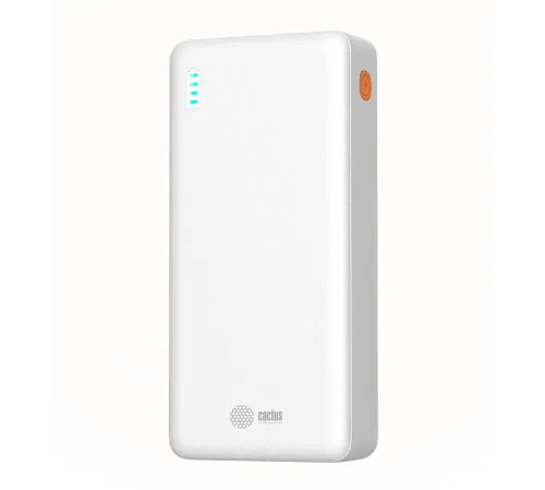 Мобильный аккумулятор Cactus CS-PBFSEA-20000 20000mAh 4.5A USB-A/2xUSB-C белый