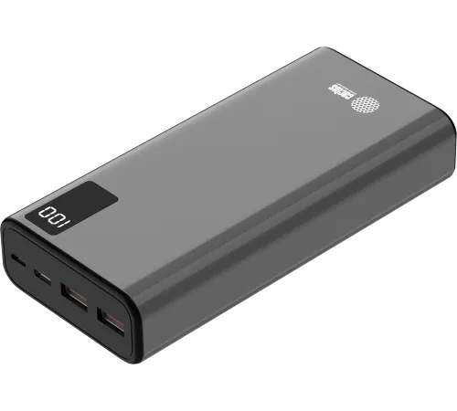 Мобильный аккумулятор Cactus CS-PBFSFA-20000 20000mAh 4.5A 2xUSB-A/USB-C серый