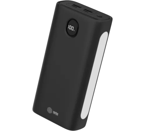 Мобильный аккумулятор Cactus CS-PBFSJA-30000 30000mAh 4.5A 2xUSB-A/USB-C черный
