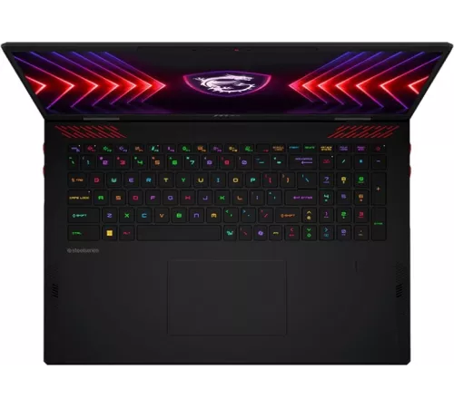 Ноутбук MSI Raider A18 HX A7VIG-026RU Ryzen 9 7945HX3D 32Gb SSD2Tb NVIDIA GeForce RTX4090 16Gb 18" IPS QHD+ (2560x1600) Windows 11 black WiFi BT Cam (9S7-182K32-026)