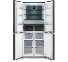 Холодильник Hyundai CM45043F 3-хкамерн. черная сталь