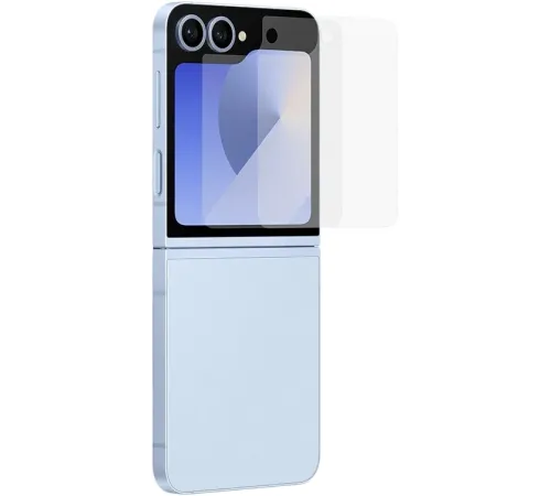 Защитная пленка для экрана Samsung прозрачный для Samsung Galaxy Z Flip6 прозрачная 2шт. (EF-UF741CTEGRU)