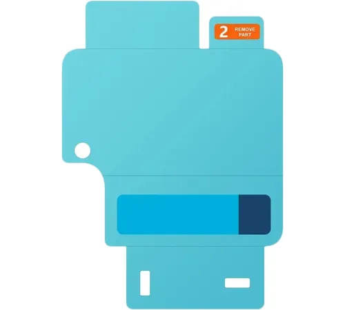 Защитная пленка для экрана Samsung прозрачный для Samsung Galaxy Z Flip6 прозрачная 2шт. (EF-UF741CTEGRU)