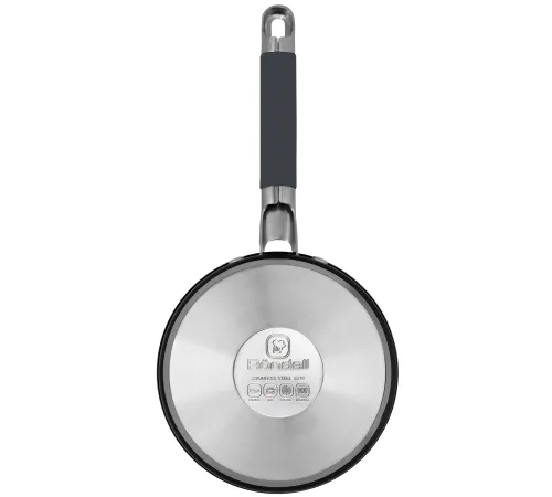 Ковш Rondell Stern RDS-008, 1.9л, с крышкой 16см, серый