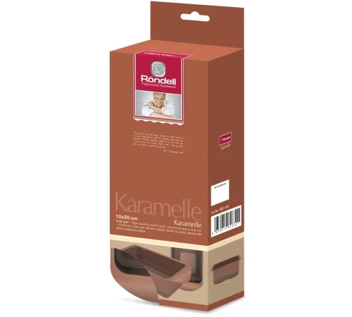 Форма для запекания паштета 10х20 см Karamelle Rondell RDF-448