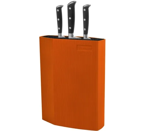 Универсальная пластиковая подставка для ножей Orange Rondell RD-470 Универсальная пластиковая подставка для ножей Orange Rondell RD-470