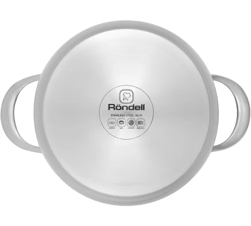 Кастрюля Rondell Admiring RDS-725, 3.8л, 20см, с крышкой, стальной