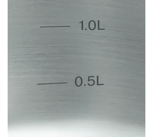 Кастрюля Rondell Etery RDS-1600 5.1л. d=24см (с крышкой) стальной