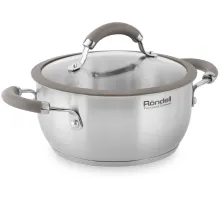 Кастрюля Rondell Balance RDS-755 5л. d=24см (с крышкой) стальной
