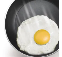 Сковорода Rondell Frank RDA-1374, круглая 28см, покрытие: Xylan Plus ручка несъемная (с крышкой), черный