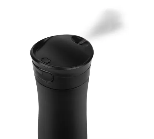 Термокружка для напитков Rondell Tezoro RDS-836 0.4л. черный картонная коробка